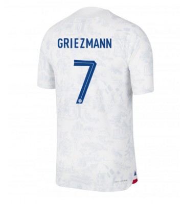 Frankrike Antoine Griezmann #7 Bortatröja VM 2022 Korta ärmar